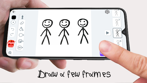 Screenshot Stickman: draw animation maker