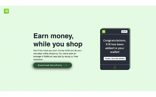 Earnfully chrome extension