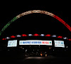 📷 "Forza Italia": Wembley probeert Italië op een prachtige manier te steunen