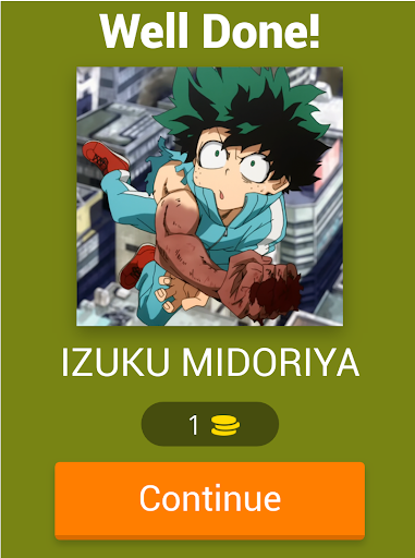 Boku no Hero Academia - Quiz Game