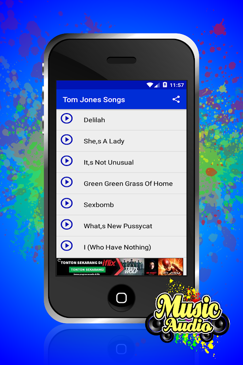 Android application Tom Jones Delilah Songs screenshort
