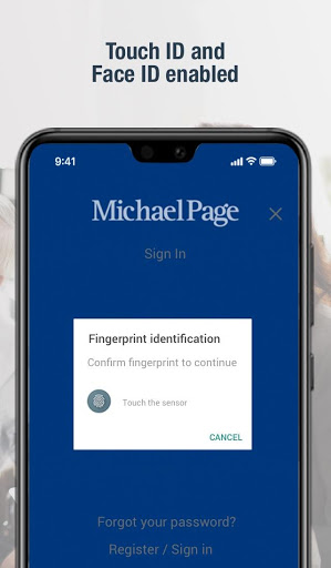 Screenshot Michael Page NL