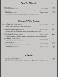 Saffron Restaurant menu 5