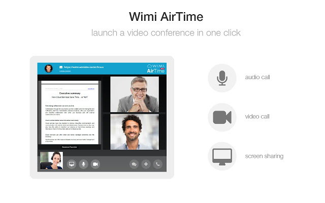 Wimi Airtime Screen Sharing