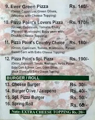 The Pizza Point menu 3