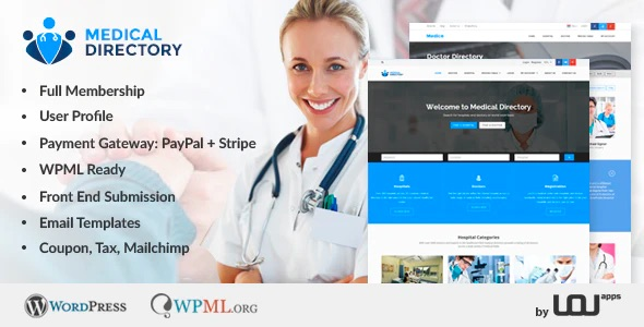 doctor directory wordpress theme-Medical Directory