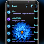 Cover Image of Tải xuống Chủ đề sứ giả hoa màu xanh 2.0.12 APK