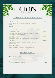 Coco's Bar & Kitchen menu 5