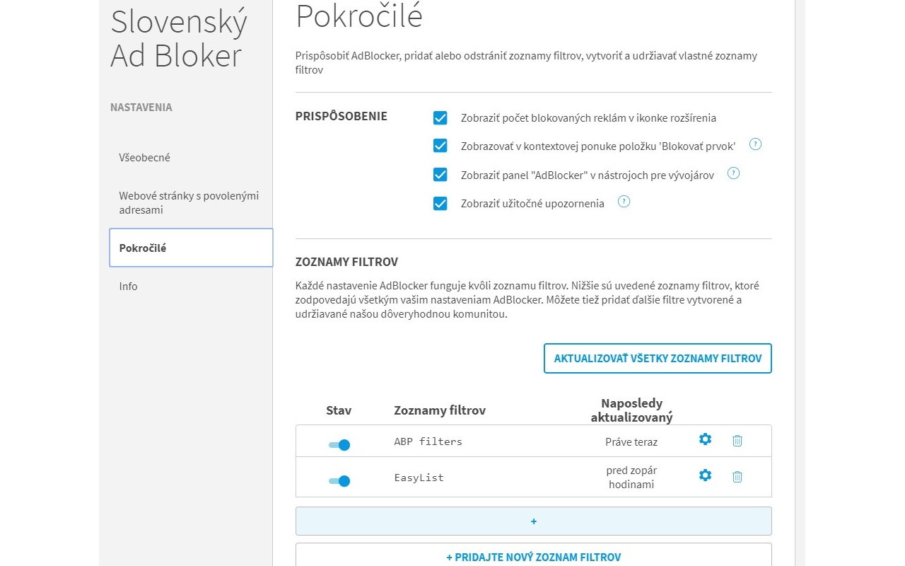 Slovenský Ad Blocker Preview image 3