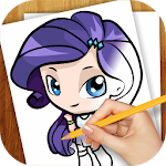 Cover Image of Download Learn to Draw Equestria Girls 1.0 APK
