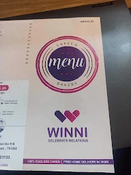 Winni Cakes And More menu 1