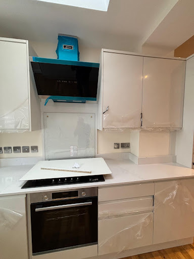After remodelling the kitchen. 