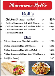 Al Aromas Shawarma menu 1