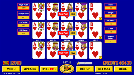 Video Poker - Classic Casino Games Free Offline androidhappy screenshots 1