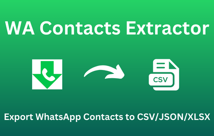 WA Contact Extractor small promo image