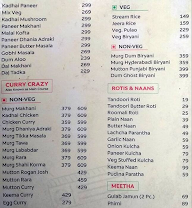 Awadhi Biryani menu 2