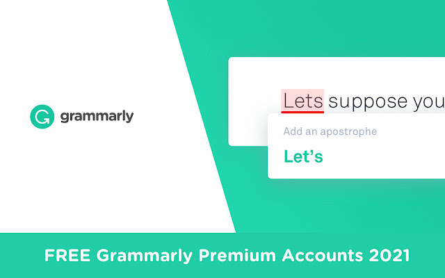 Free Grammarly Premium Account (2021)