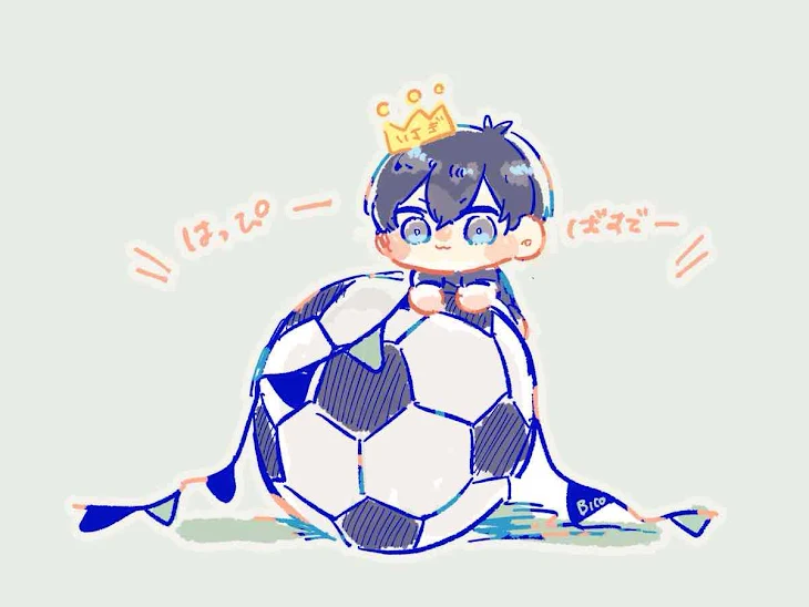 「私はブルーロックにモテモテです」のメインビジュアル