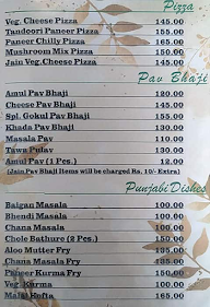 Hotel Gokul menu 3