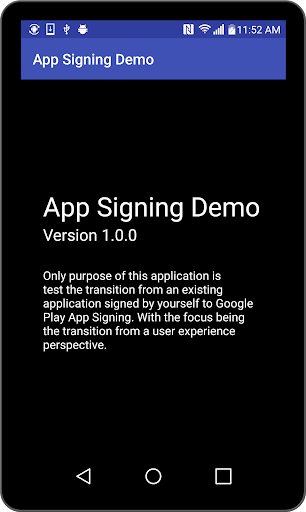 Signing Test App 1.0.0 screenshots 2