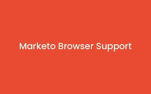 Marketo Browser Support