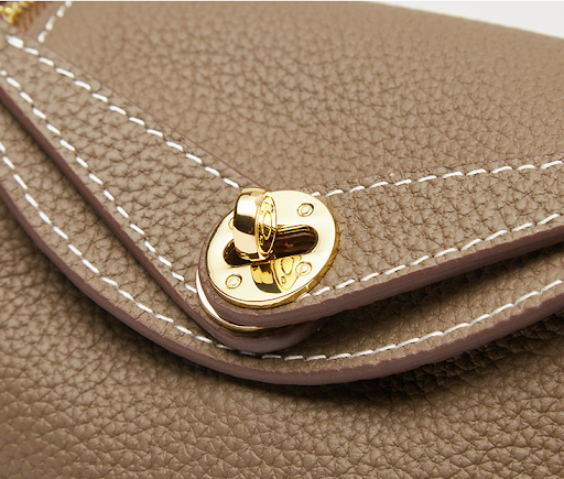 Title 11, New Style Lychee Pattern Cowhide Fashion Wide S...