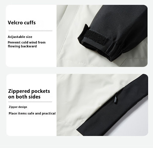 Title 6, Removable Waterproof Windproof Jacket Thin Sing...