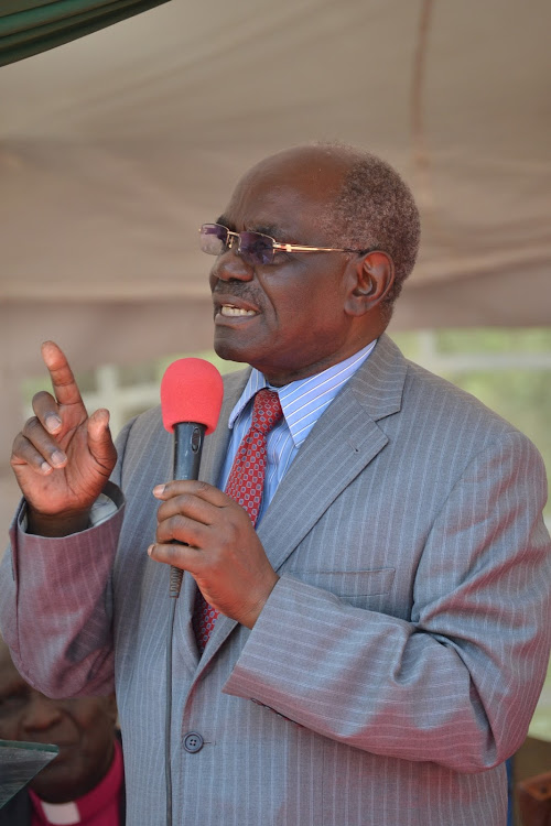 Former Kitui Senator David Musila.