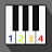 Piano with Numbers icon