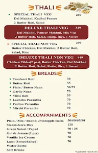 The Indian Curry menu 1