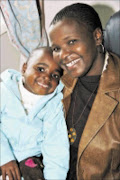 GIFT OF LIFE: Dorcas Khuphelo with her daughter Ashley to whom she has donated a kidney. 11/05/09. Pic. Jeandri Streicher. © Unknown.