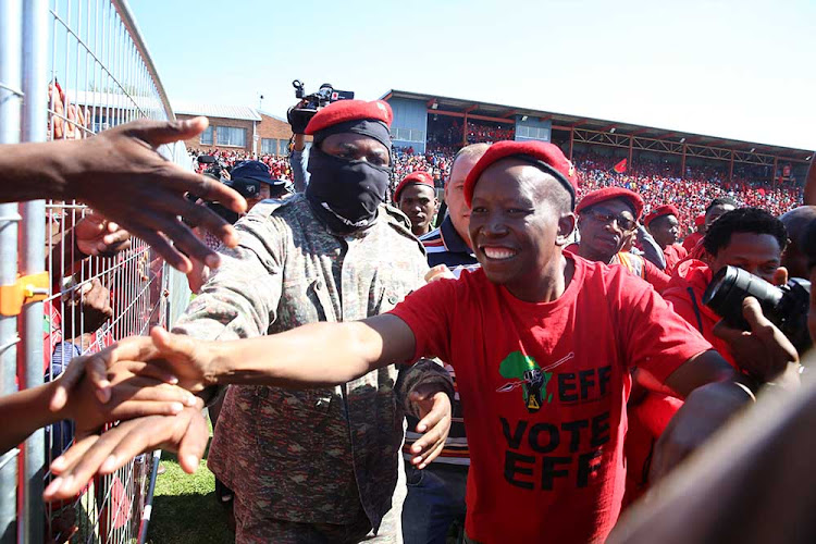 EFF supporters came in their numbers to a Workers' Day rally in Alexandra, where Julius Malema addressed them.