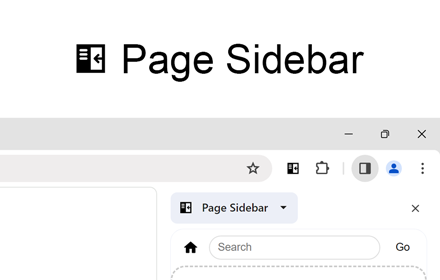 Page Sidebar | Open any page in side panel small promo image