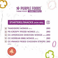 Purple Foods menu 3