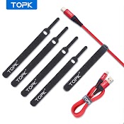 Topk Vỏ Bọc Dây Cáp J02 Usb / Tai Nghe / Điện Thoại / Chuột / Hdmi Tiện Lợi