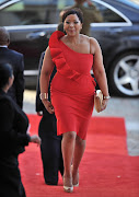 Jacob Zuma wife Thobeka Madiba arrives on the red carpet ahead of the opening of parliament and the State of the Nation Address by President Jacob Zuma on February 13, 2014 in Cape Town, South Africa. File photo