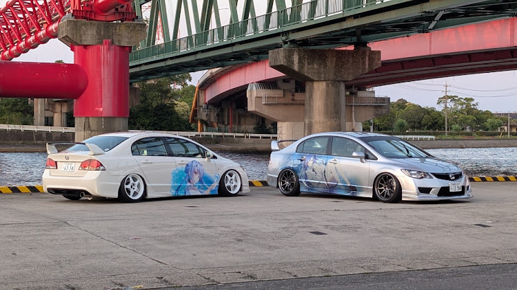 シビックタイプRのカメ活・リーガマスター・痛車・半田ナナガン・併せに関するカスタム事例の投稿画像3枚目