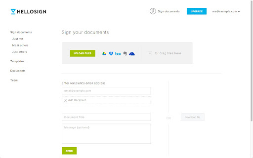 HelloSign: Online signatures made easy