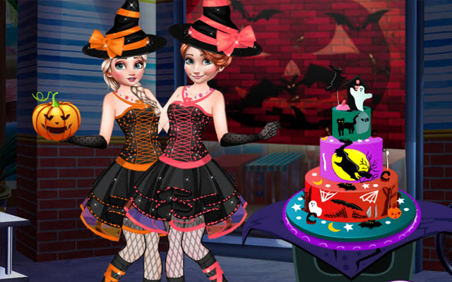 Halloween Special Party Cake Game chrome extension