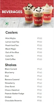 Wafl Cafe menu 2