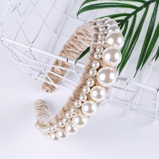 Title 3, Gold velvet fabric headband, elegant and comfor...