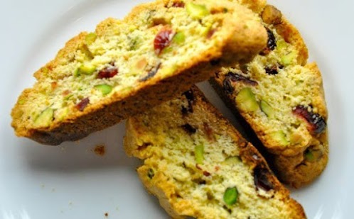 Cranberry Pistachio Biscotti