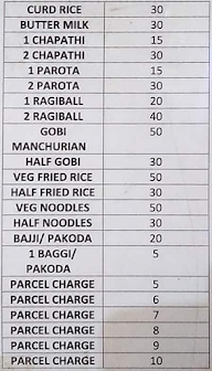 Udupi Sri Krishna Fast Food menu 1