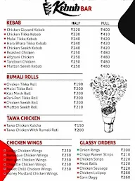 Kebab Bar menu 1