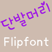 TDShort-hair Korean FlipFont MOD