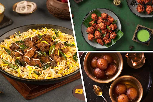 Pepper Chicken Biryani Combo (Serves 1)