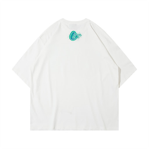 Title 5, Letter Print Short-sleeve T-shirt made from hea...