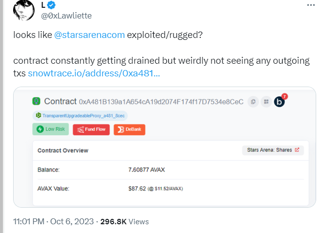 Avax Hack Depletes Stars Arena Social App Of $3 Million