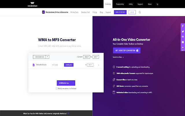 WMA to MP3 Converter