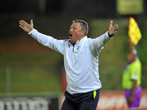 Gavin Hunt, head coach of Bidvest Wits. /Sydney Mahlangu/ BackpagePix